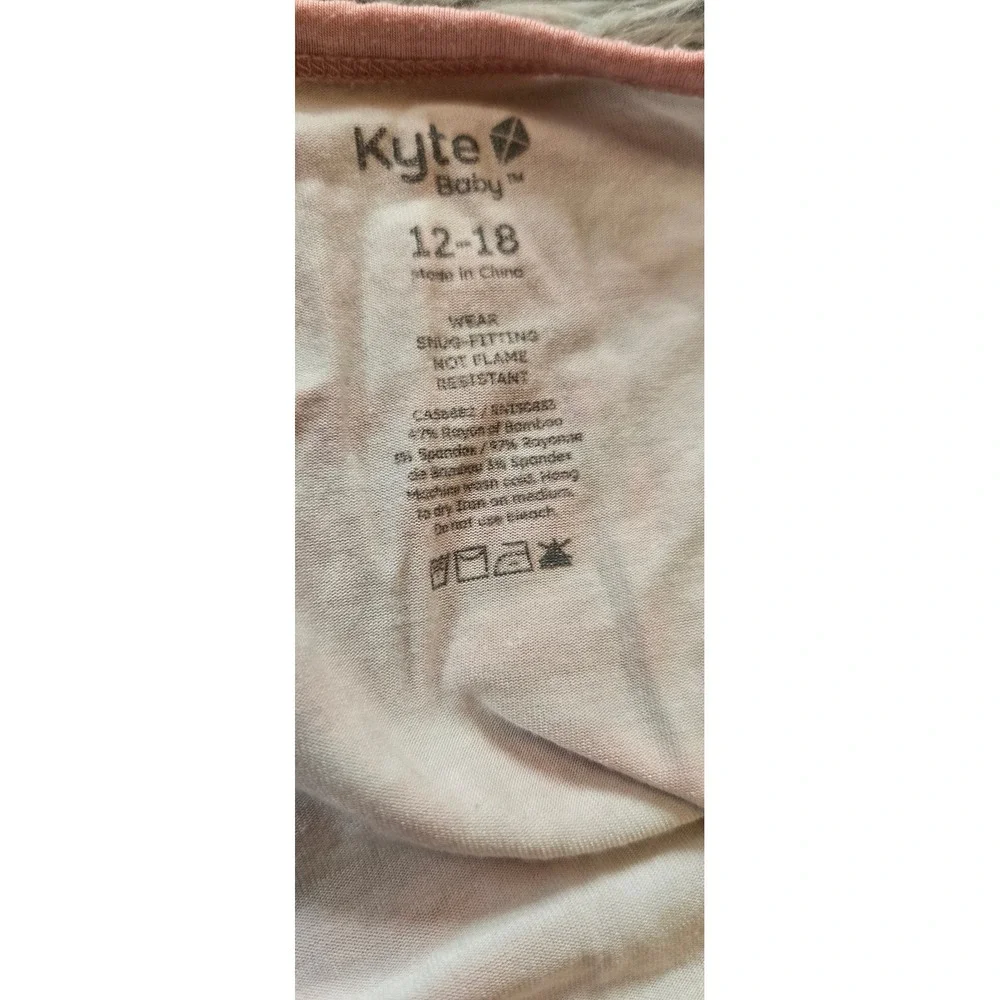 Kyte Baby‎ Pink Tie Dye Bamboo Rayon Zippered Footie Sleeper 12-18 Months